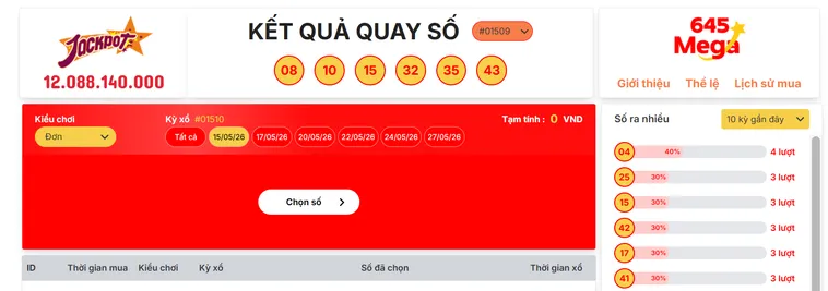 Mega 645 Tại Bin88 Cơ Hội Trúng Giải Jackpot Khủng Thay Đổi Vận Mệnh Trong Tích Tắc
