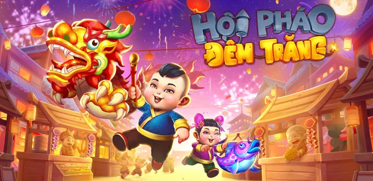 Tận Hưởng Không Khí Lễ Hội Rực Rỡ Cùng Nổ Hũ Hội Pháo Đêm Trăng Tại Bin88