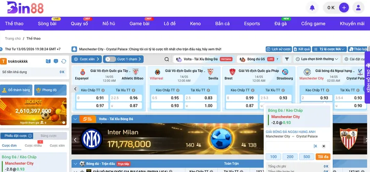 Khám Phá Thể Thao K-Sports Tại Bin88 Đỉnh Cao Cá Cược Với Tỷ Lệ Thắng Khủng