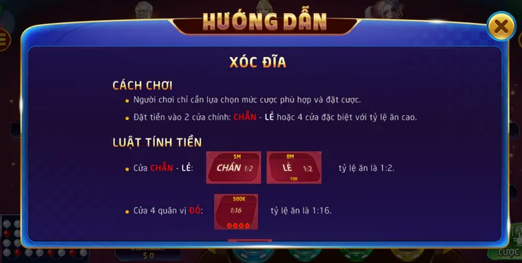 Trải Nghiệm Đỉnh Cao Xóc Đĩa Tại Bin88 Với Tỷ Lệ Thắng Lớn